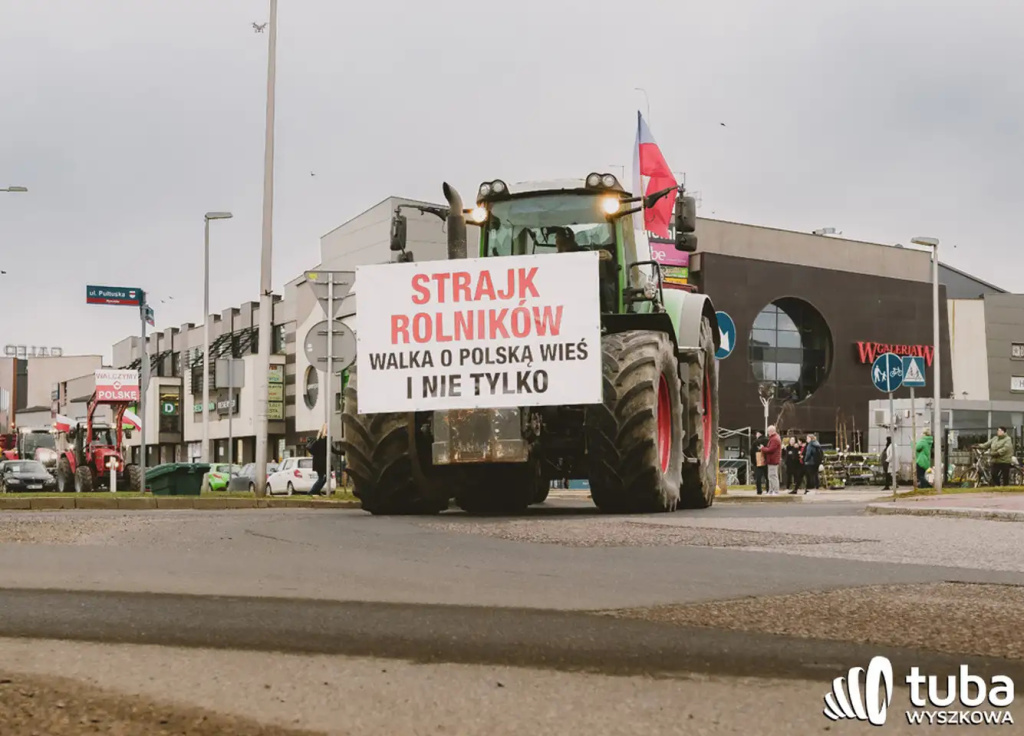 Protest rolników. 