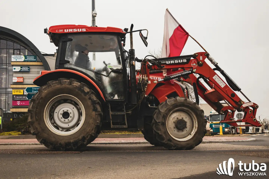 Protest rolników. 