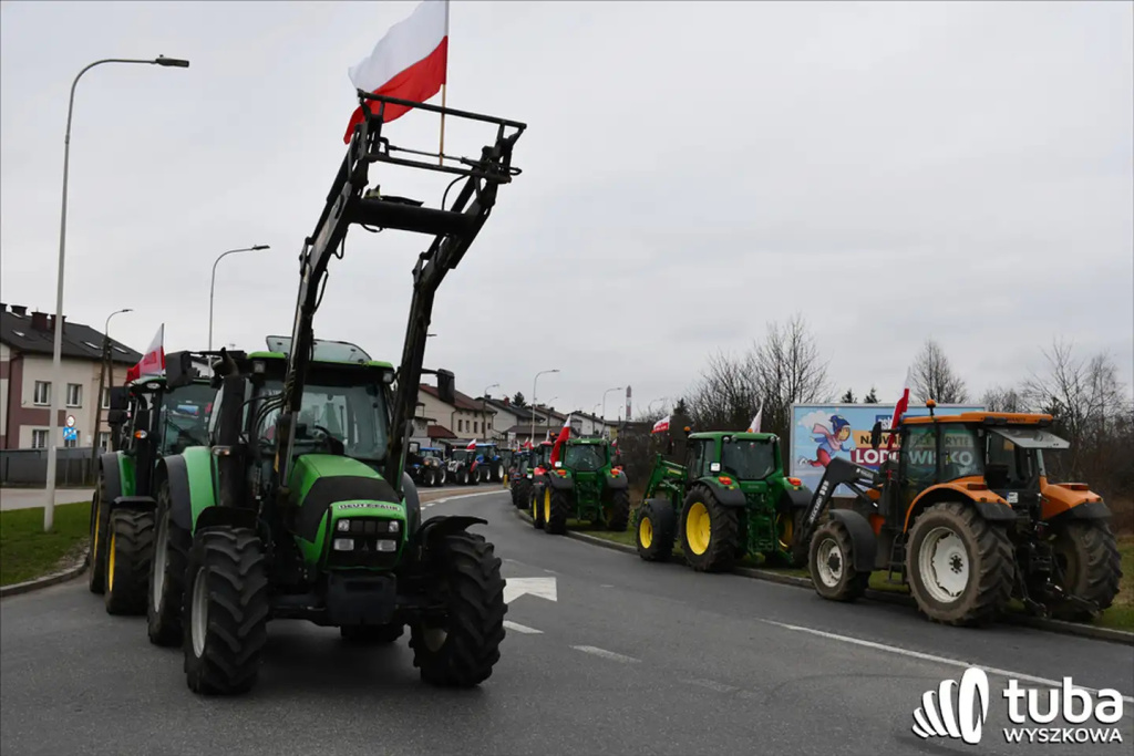 Protest rolników. 