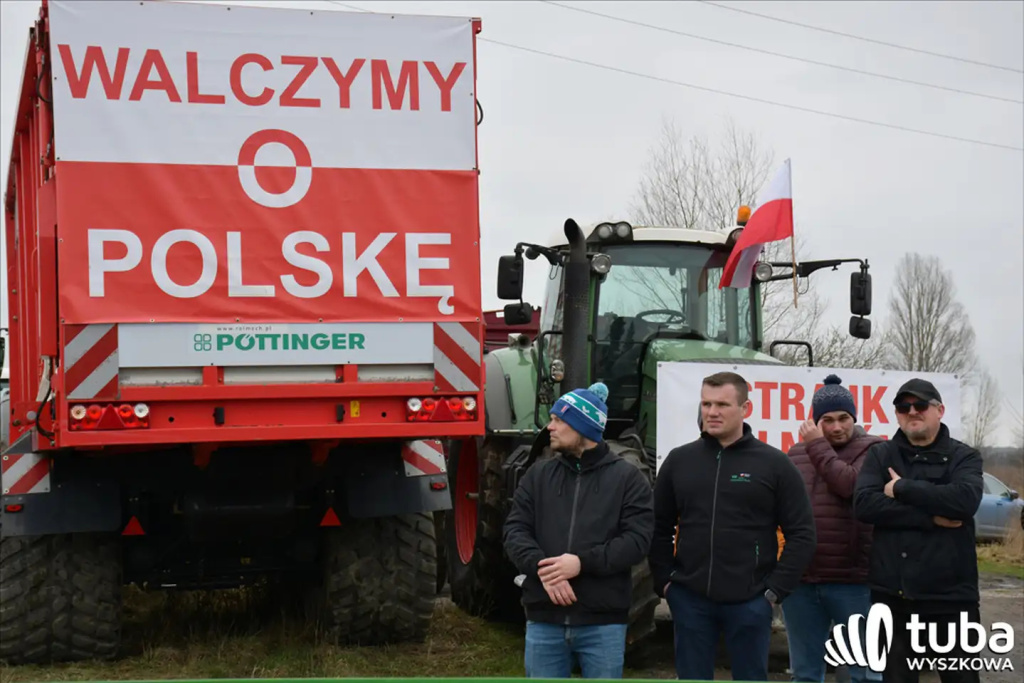 Protest rolników. 