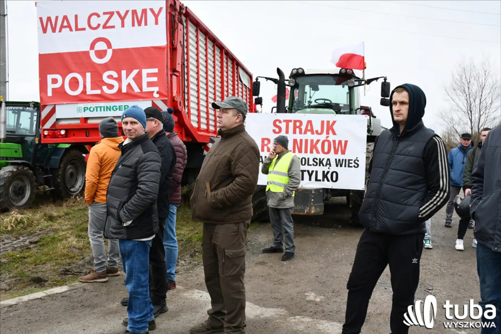 Protest rolników. 