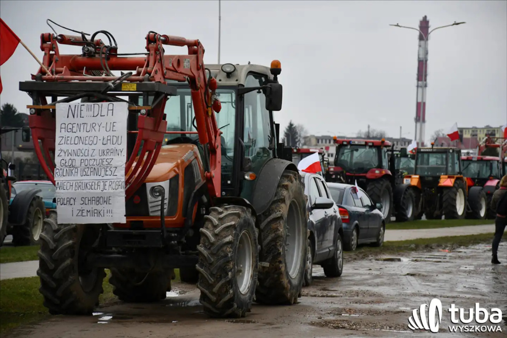 Protest rolników. 
