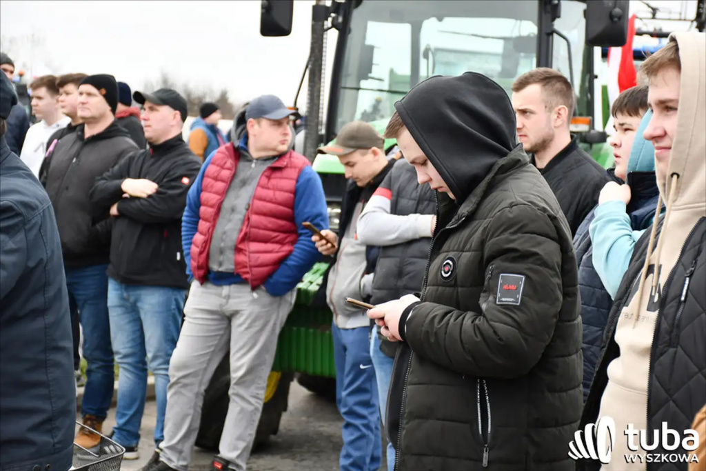 Protest rolników. 