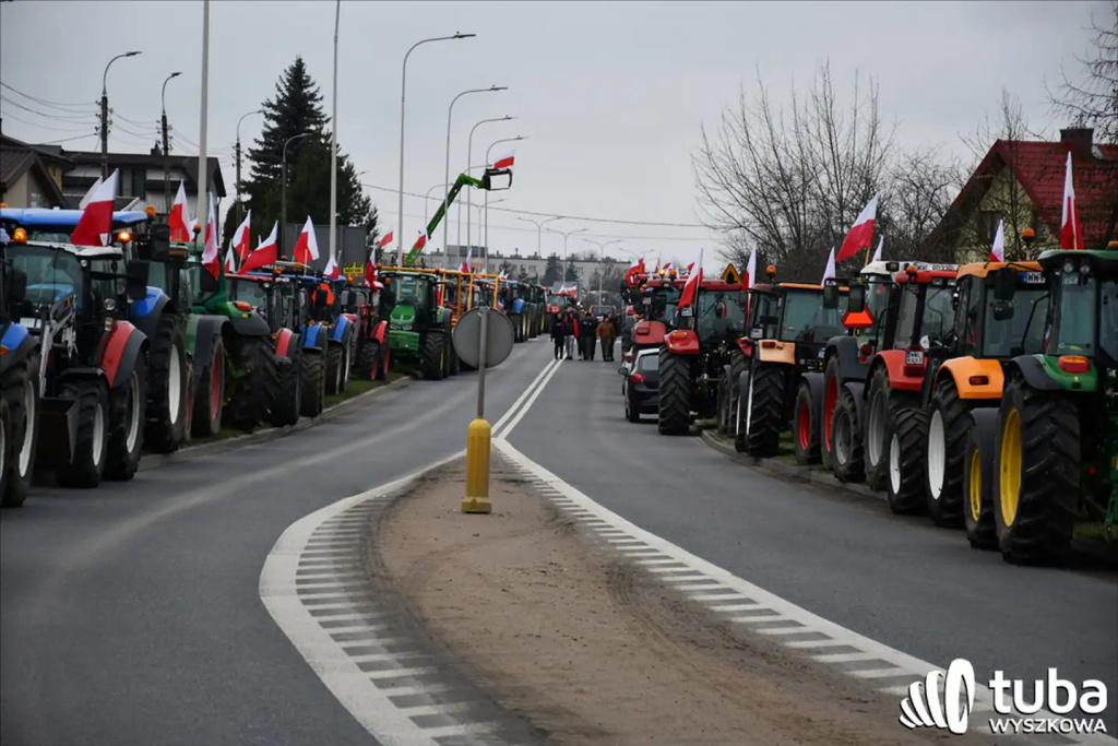 Protest rolników. 