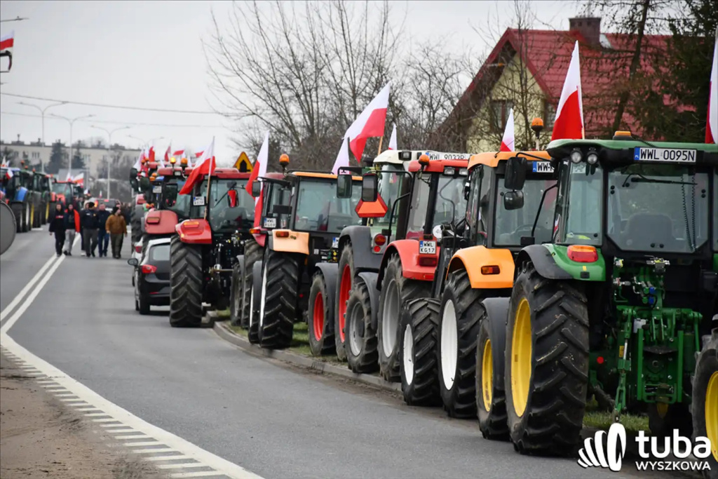 Protest rolników. 