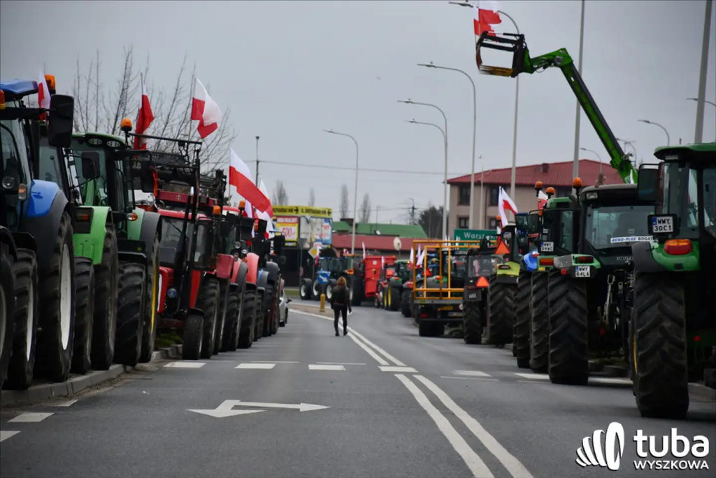 Protest rolników. 