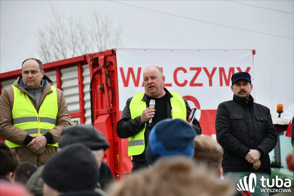 Protest rolników. 