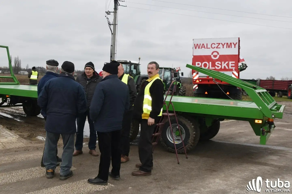 Protest rolników. 