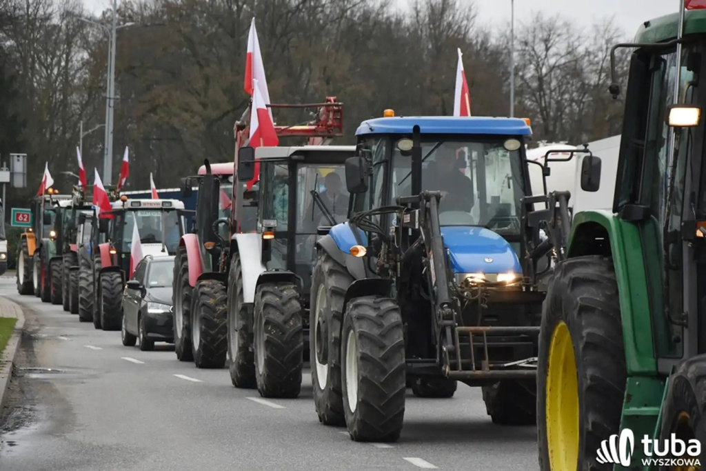 Protest rolników. 