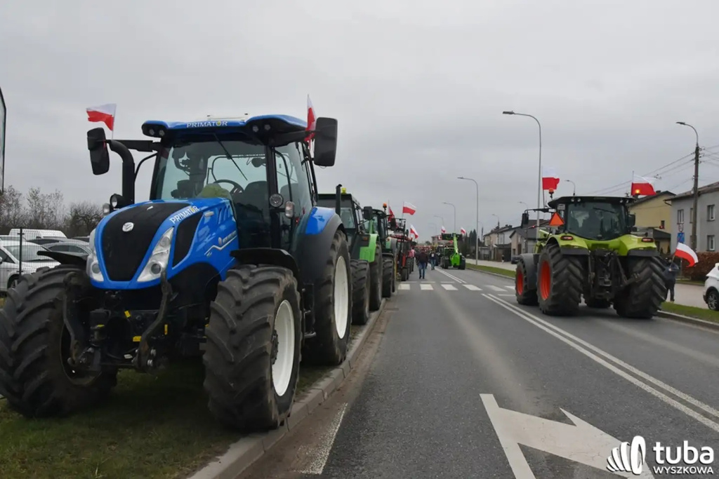 Protest rolników. 