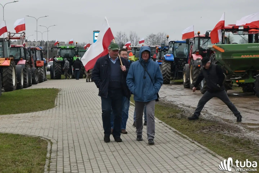 Protest rolników. 