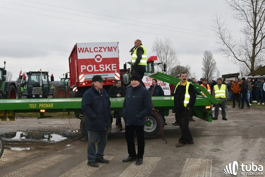 Protest rolników. 