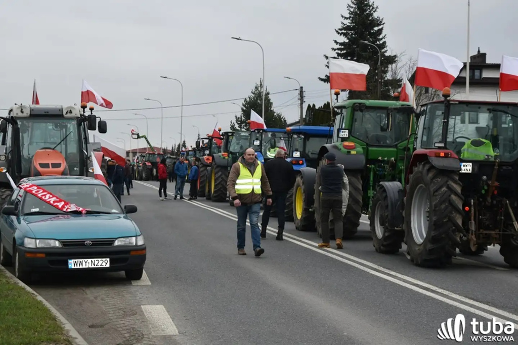 Protest rolników. 