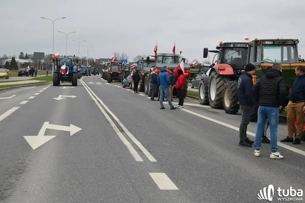 Protest rolników. 