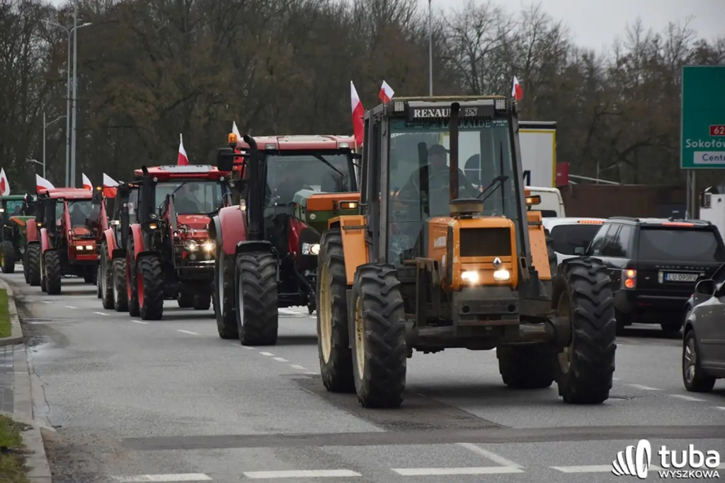 Protest rolników. 
