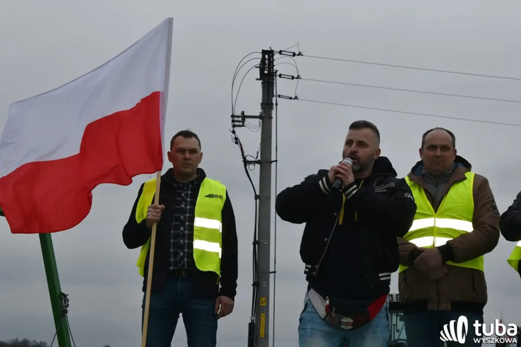 Protest rolników. 
