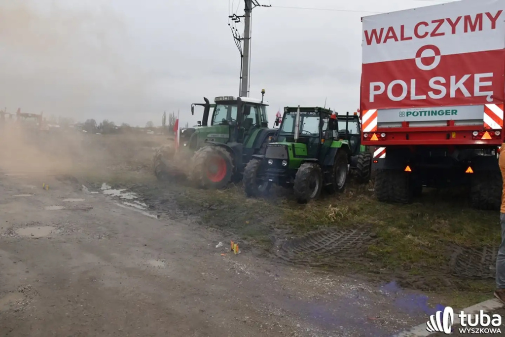 Protest rolników. 