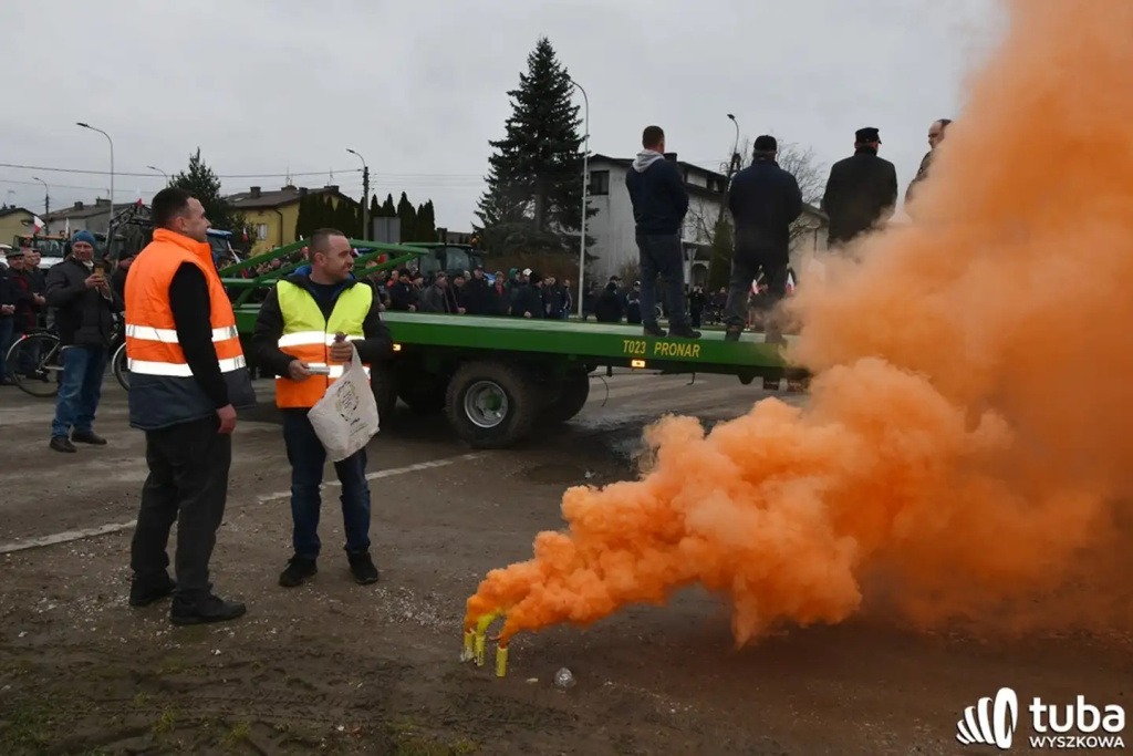 Protest rolników. 