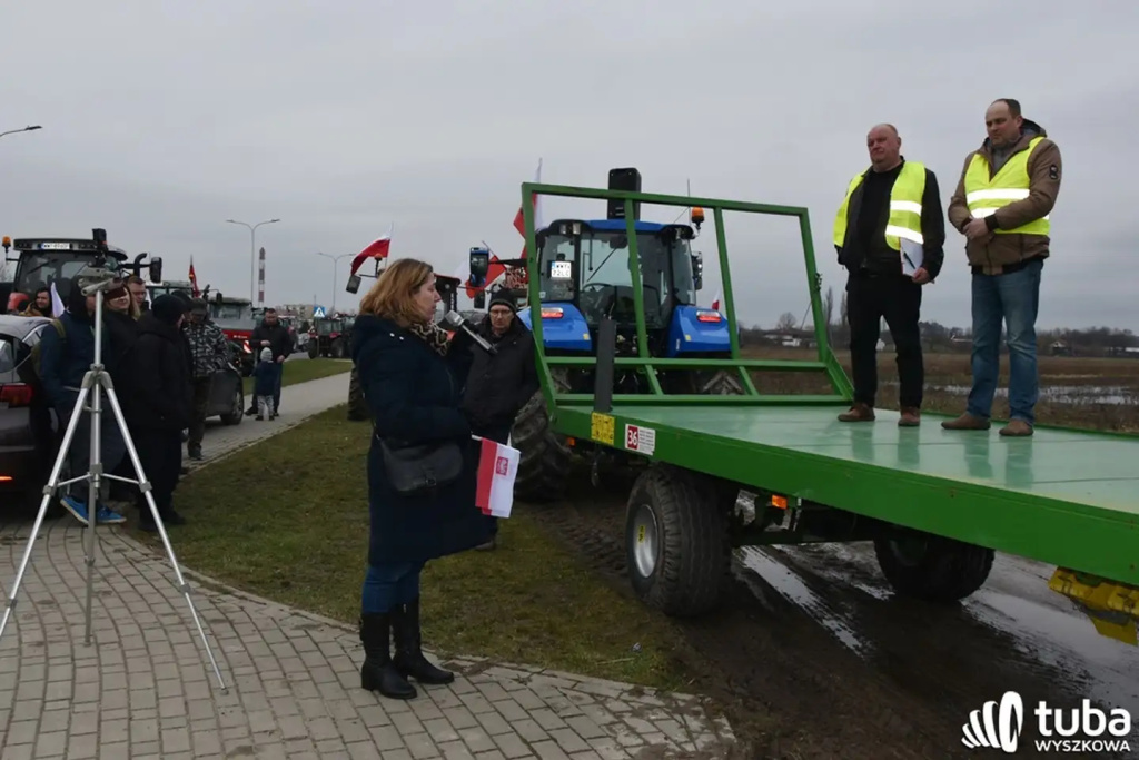 Protest rolników. 