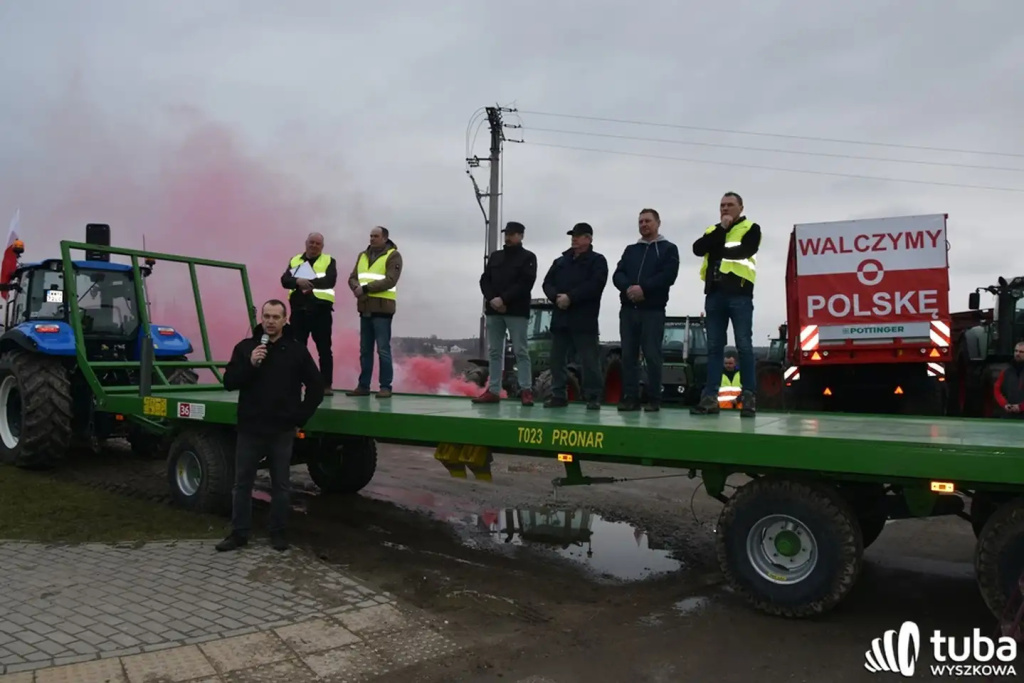 Protest rolników. 