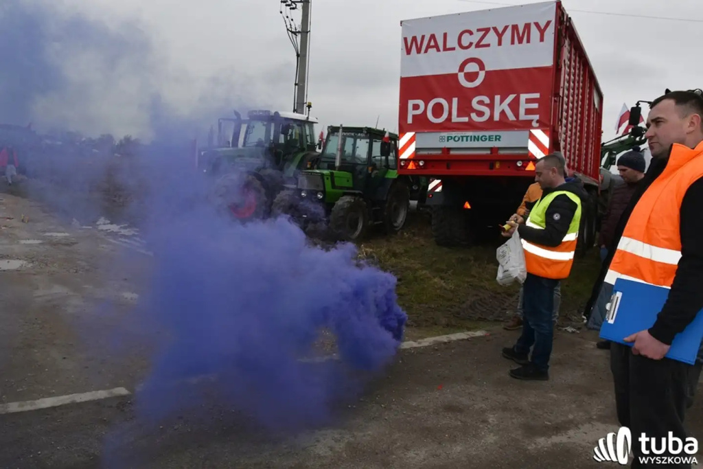 Protest rolników. 