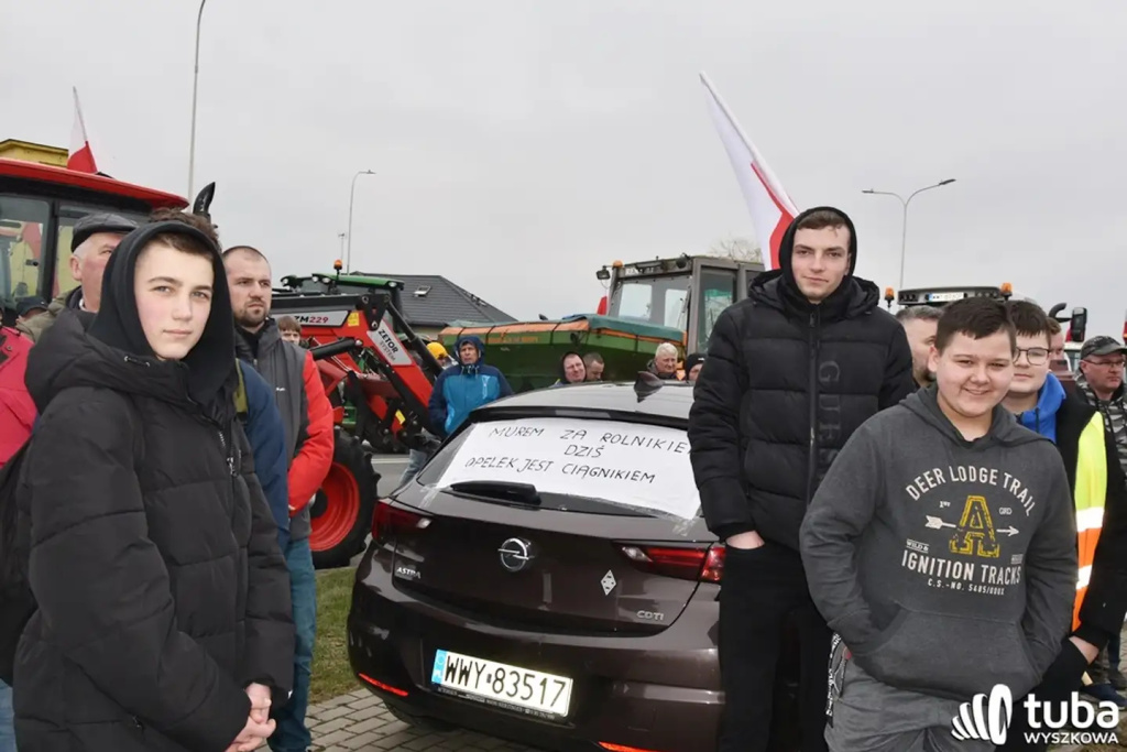 Protest rolników. 