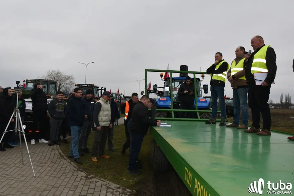 Protest rolników. 