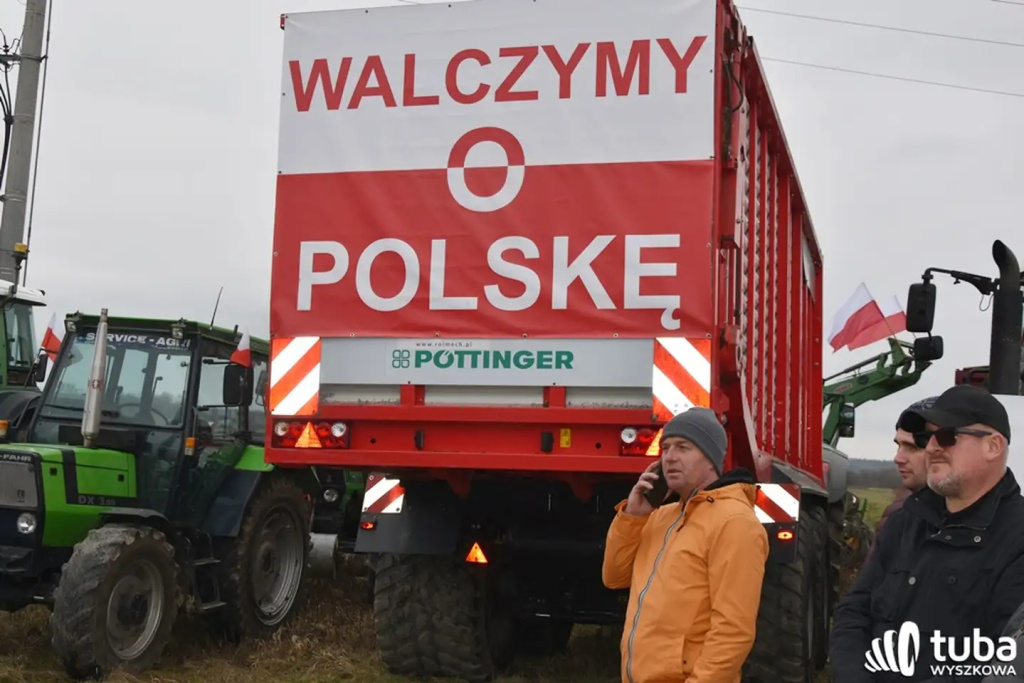 Protest rolników. 