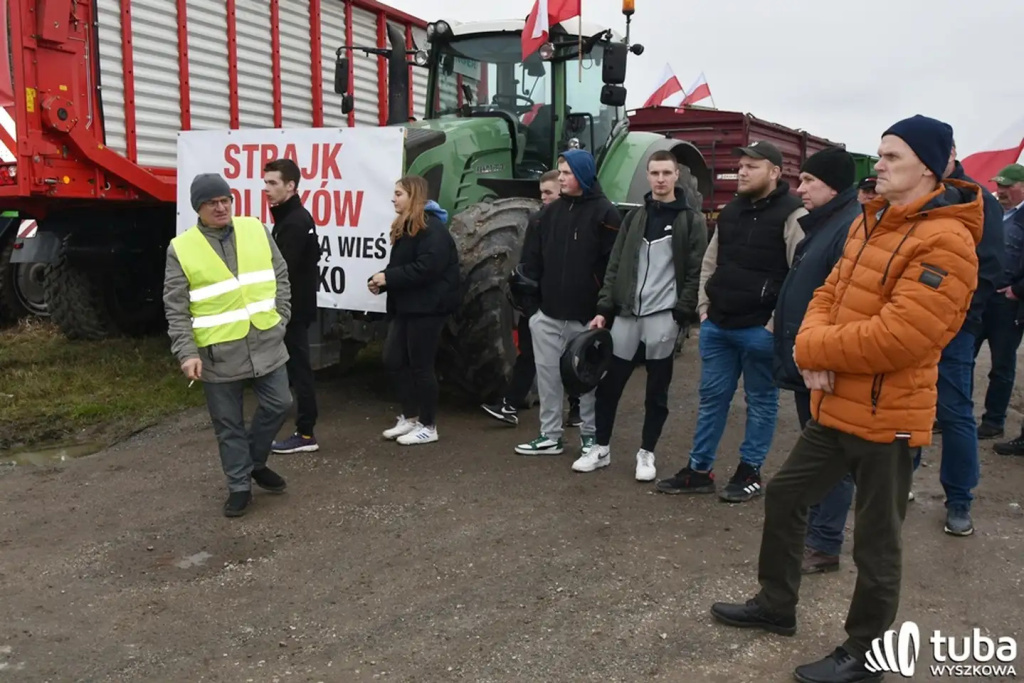 Protest rolników. 