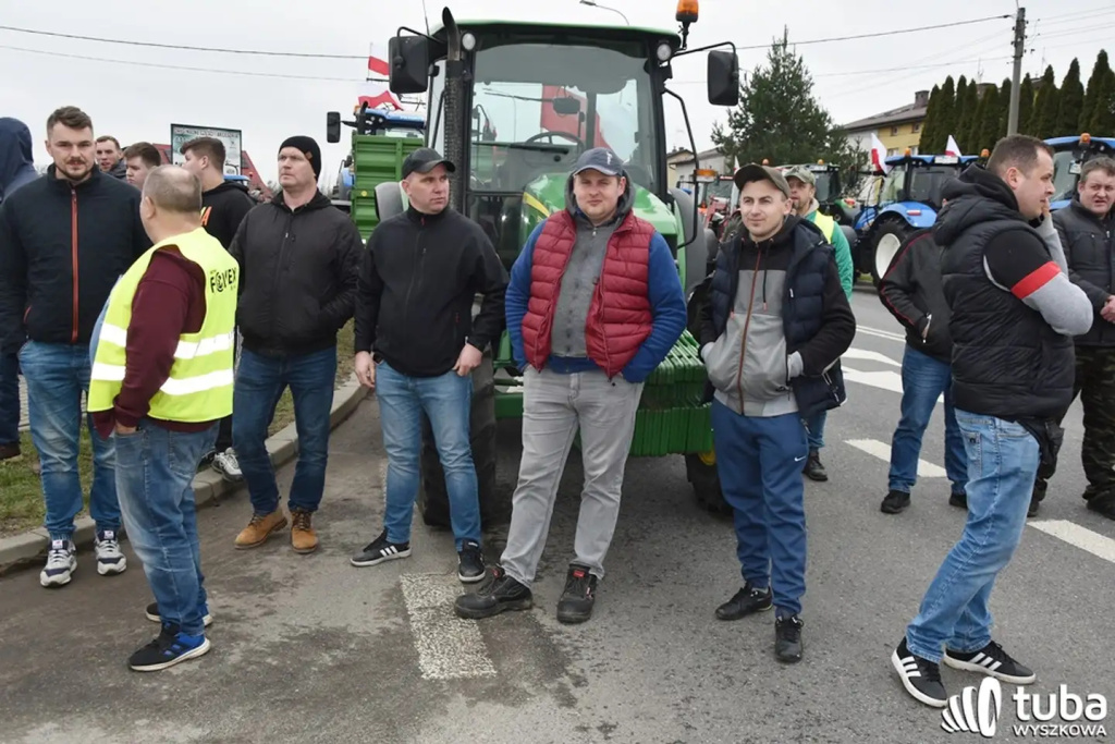 Protest rolników. 