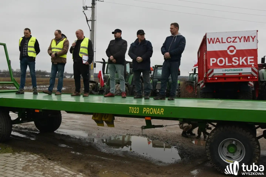 Protest rolników. 