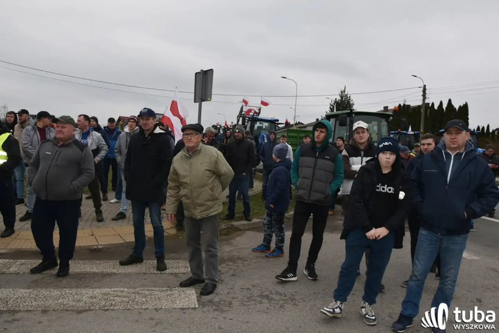 Protest rolników. 