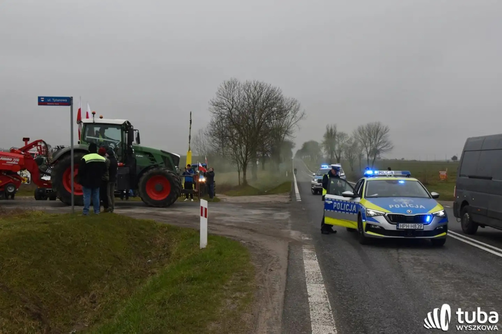 Protest rolników. 