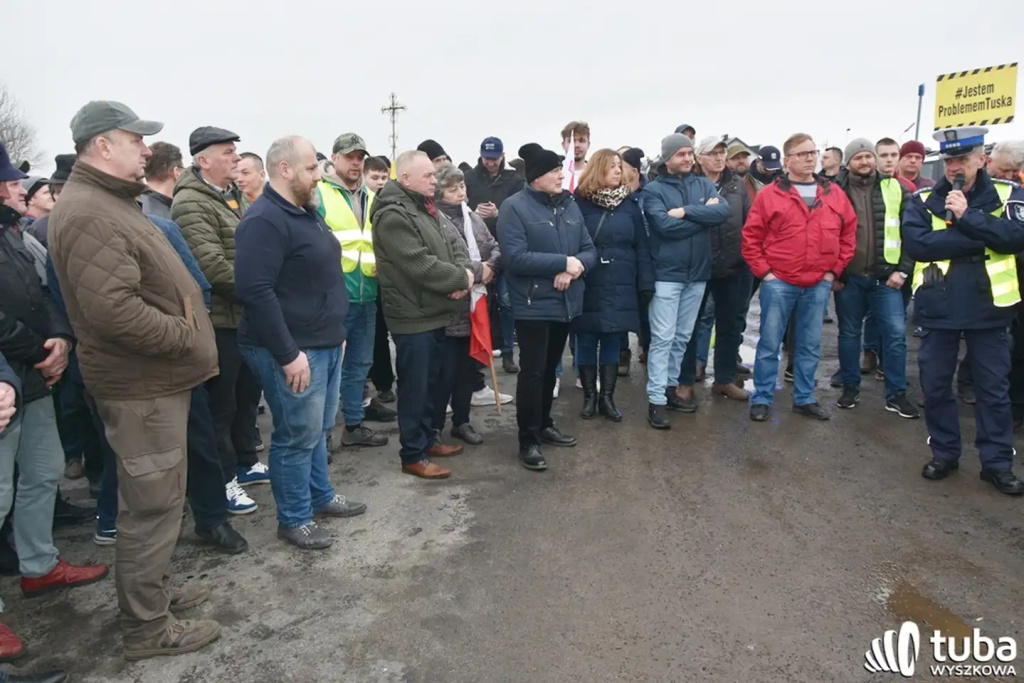 Protest rolników. 