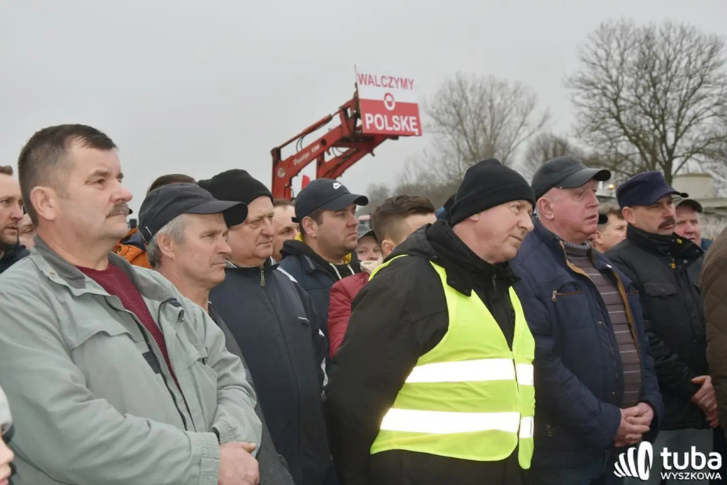 Protest rolników. 
