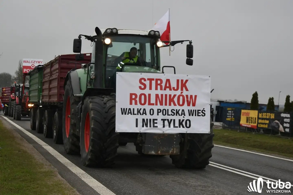 Protest rolników. 