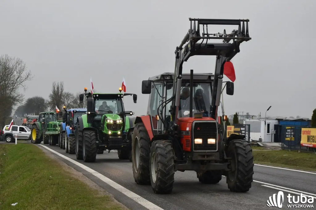 Protest rolników. 