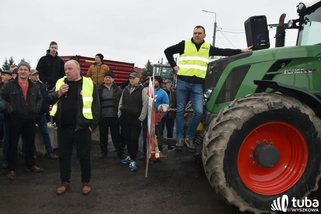 Protest rolników. 