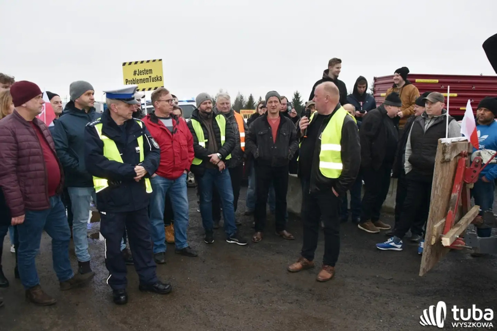 Protest rolników. 