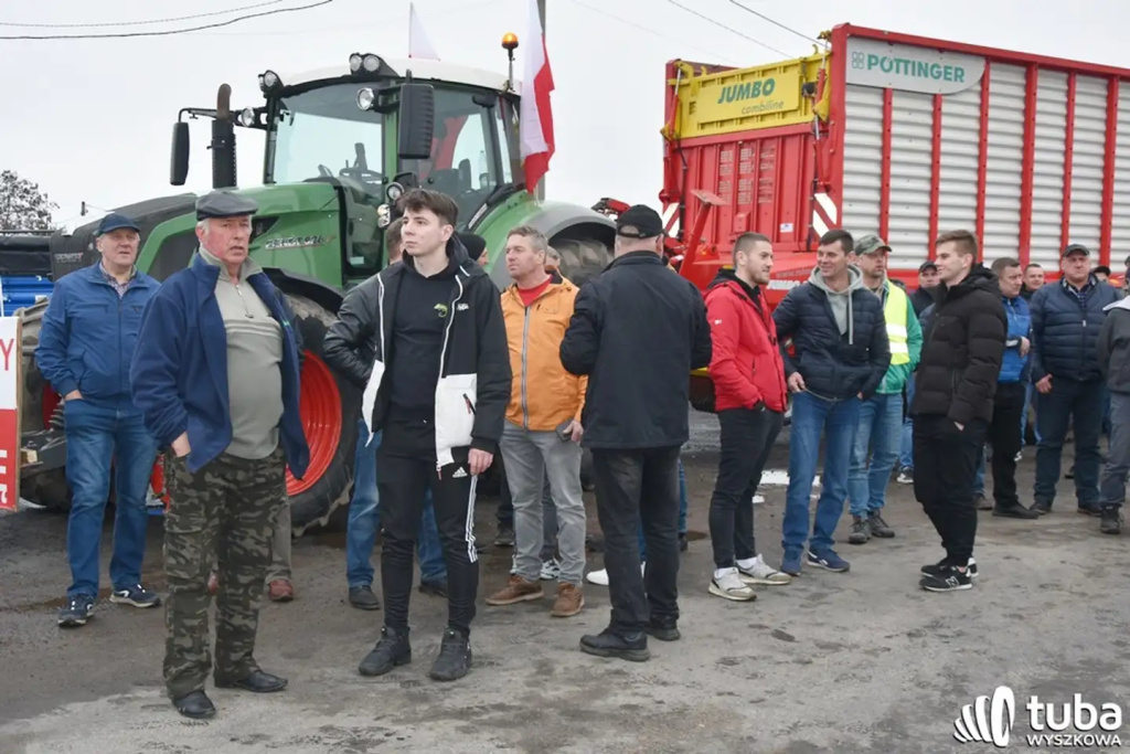 Protest rolników. 
