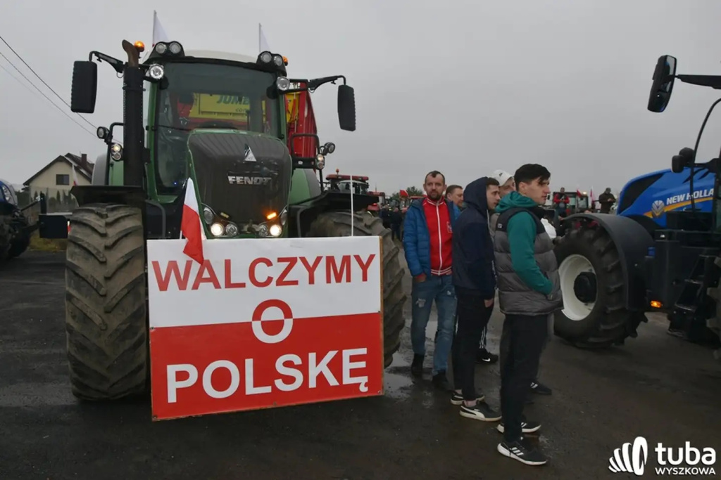 Protest rolników. 