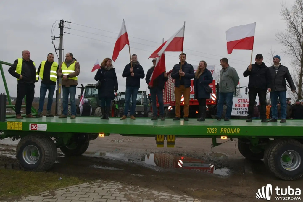 Protest rolników. 