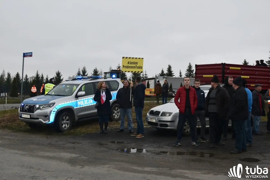 Protest rolników. 