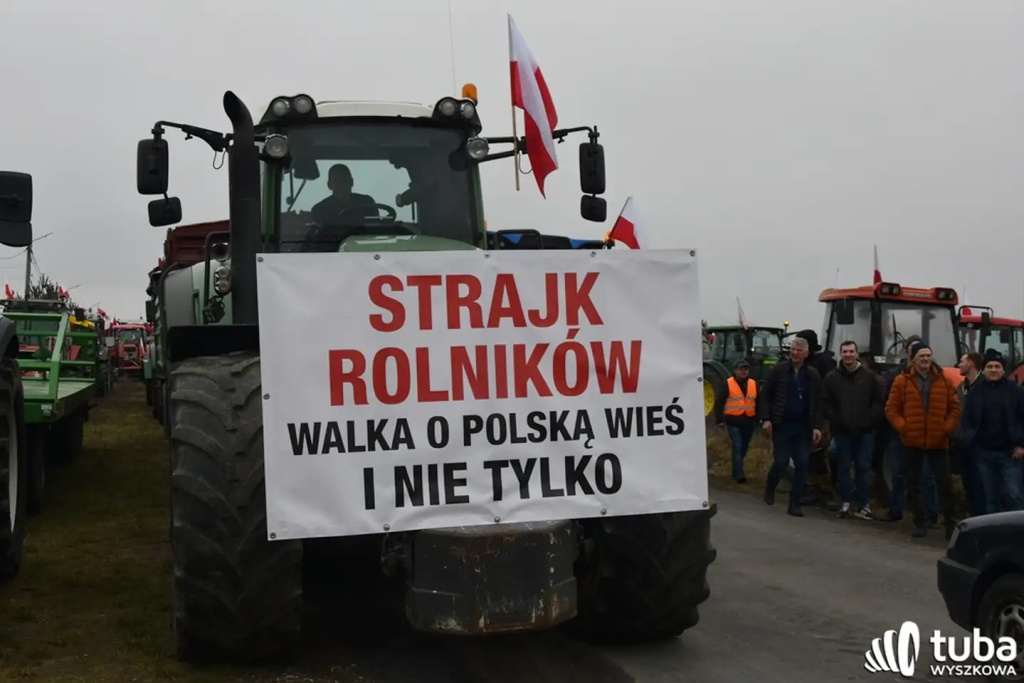 Protest rolników. 