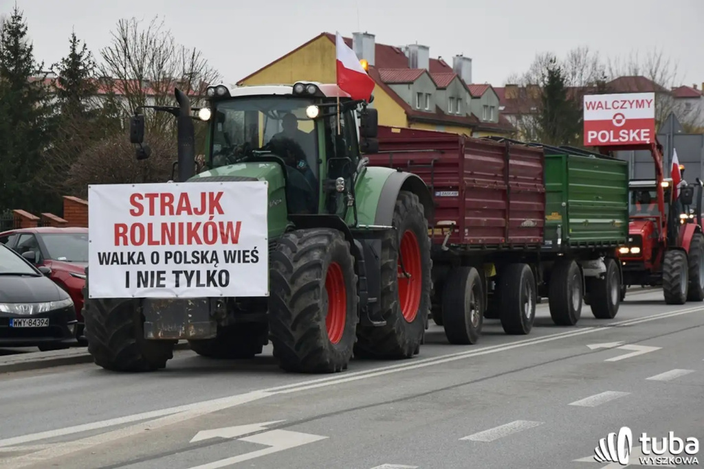 Protest rolników. 