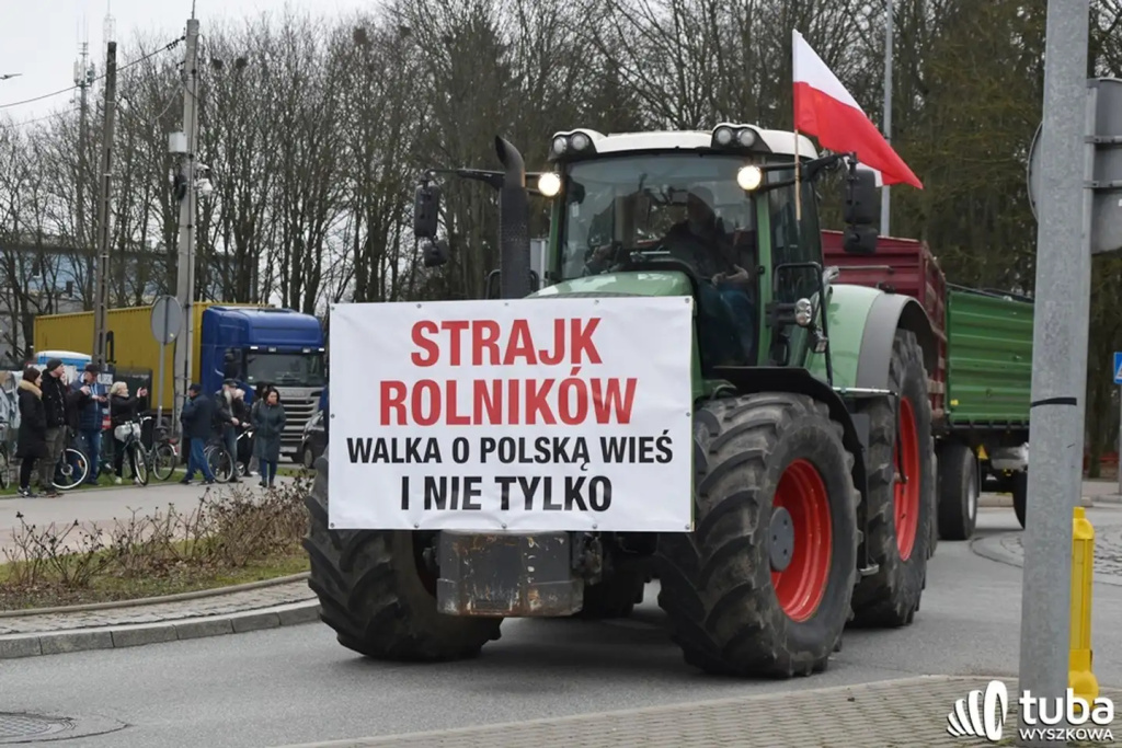 Protest rolników. 