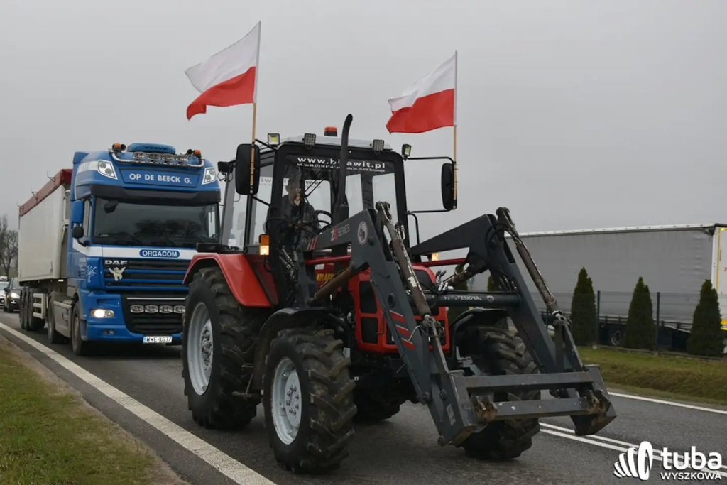 Protest rolników. 