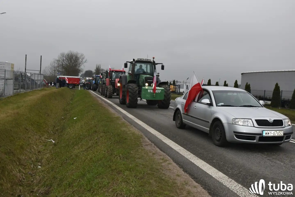 Protest rolników. 