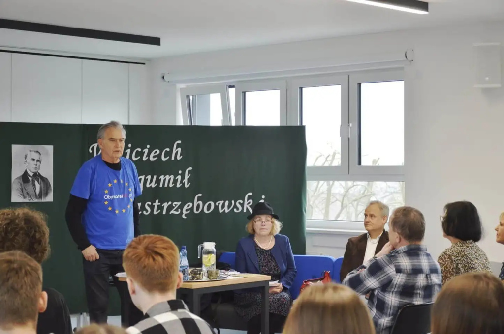 Olgierd Łukaszewicz gościem ZS nr 3 w Wyszkowie