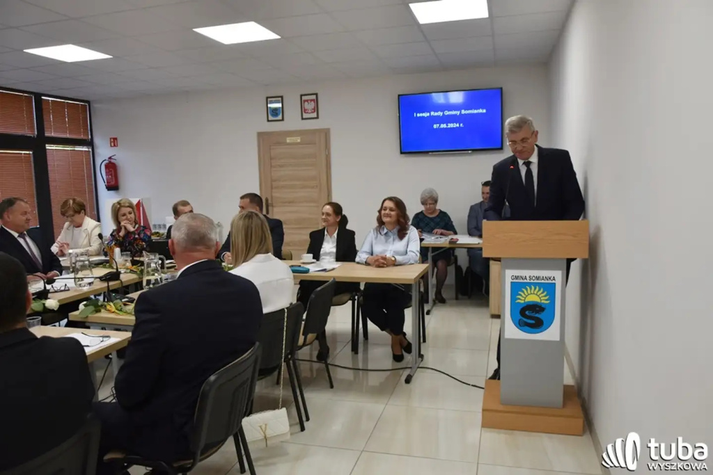 Zaprzysiężony wójt i radni w gminie Somianka